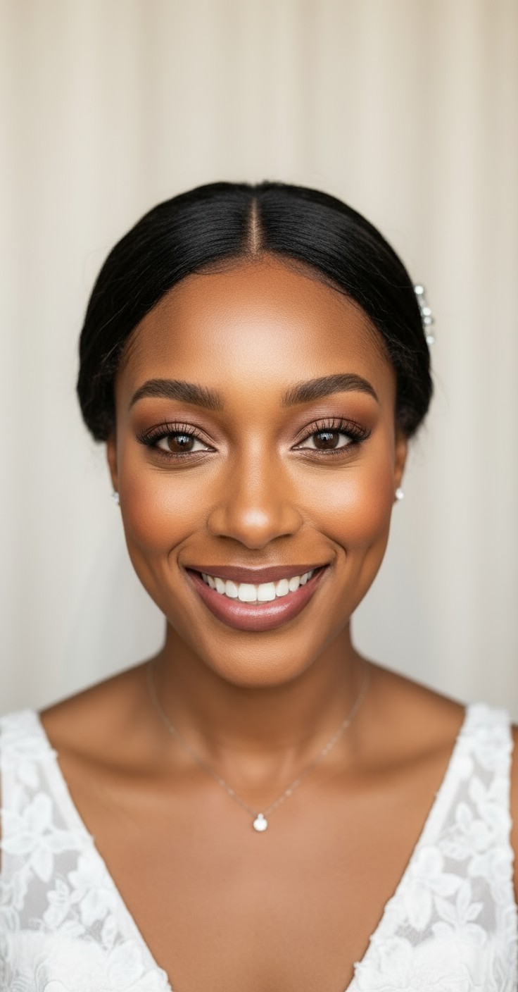 After Western Bridal Hairstyle